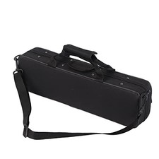 16 Hole Flute Case, Black Oxford Cloth Flute Cases Messenger Bag Wear Lightwe...