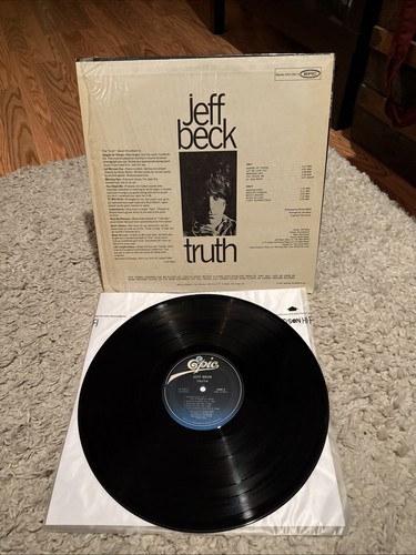 JEFF BECK Truth EPIC 26413 Vinyl LP SHRINK WITH ROD STEWART, RON WOOD EX - Afbeelding 2 van 2