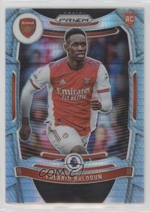 2021-22 Panini Prizm Premier League Hyper Prizm Folarin Balogun #208 Rookie RC