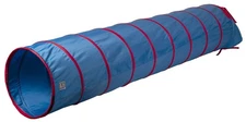 20513 Kids 9-Foot Institutional Crawl Play Tunnel, 9' x 22" Diameter, Blue/Red