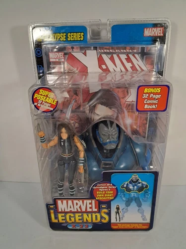 Figura ToyBiz Marvel Legends Apocalypse serie BAF X-23 2005 NUEVA EN CAJA de colección 