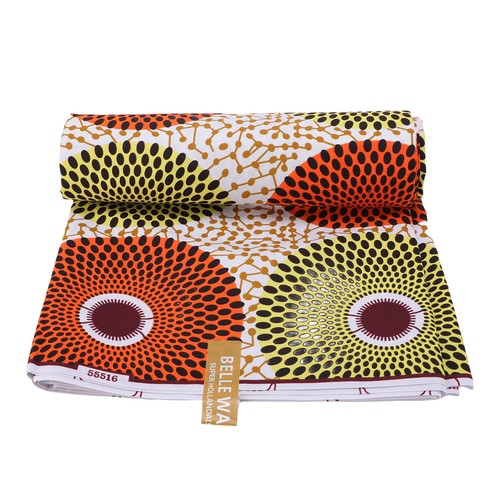 Ethnic Style Fabric Attractive Look Delicate Pattern 6 Yards Polyester Material - Picture 12 of 12