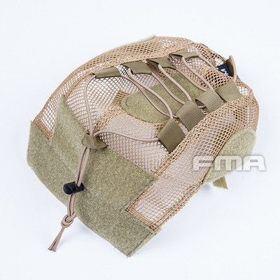 Fma Mesh Helmet Cover for Fast Series High Cut Helmet, Hook Loop Helmet Cloth