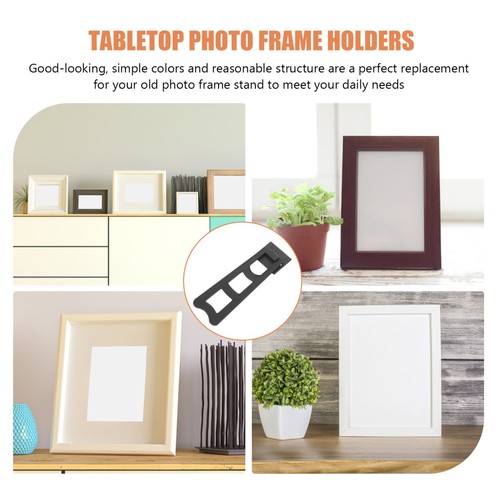 10 Pcs Photo Frame Back Support Brackets Plastic Picture Frame Desktop Display - Picture 6 of 12