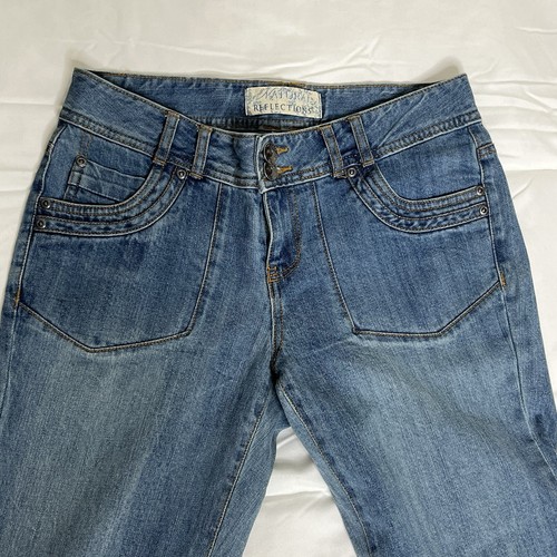Natural Reflections Jeans Womens 31x31 Blue Denim Straight Leg Zipper Pockets - Picture 10 of 12