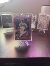 Hyeseong Kim RC 2025 Bowman #91 Fuschia /299 Los Angeles Dodgers