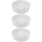  3 Pack Rice Cooker Steamer Multi-functional Steamed Rack Steaming Basket