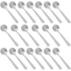 20 Pcs Stainless Steel Seasoning Spoon Serving Utensils Small Condiment Scoop