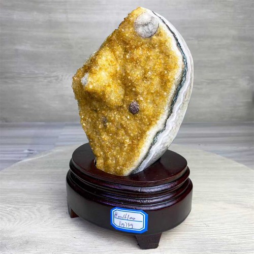1.97kg Natural Citrine cluster quartz crystal Very mineral specimen decor gift - Picture 6 of 6