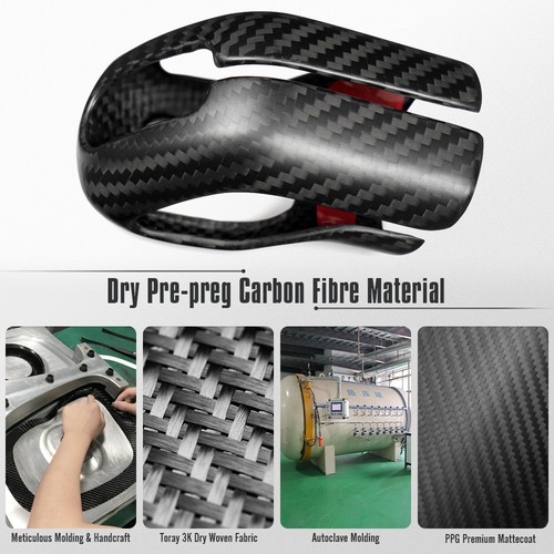 Matt Kohlefaser Schaltknopf Cover für Hyundai N Veloster N Elantra N KonaN i30 N - Picture 3 of 7