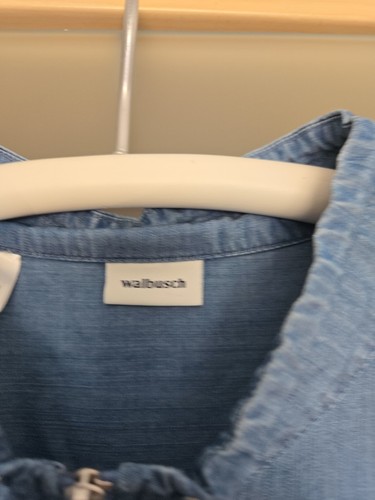Walbusch Jeansbluse Gr.50 neu ohne Etikett - Bild 4 von 9
