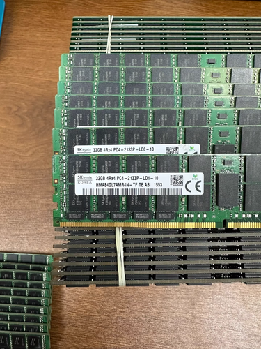 Hynix 32GB (1x32GB) PC4-17000 4Rx4 ECC LRDIMM 2133MHz DDR4 Server RAM Module - 第 1/3 張圖片