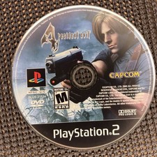 RESIDENT EVIL 4 Black Label for PlayStation 2 (PS2) Disc Only ! Tested 🔥