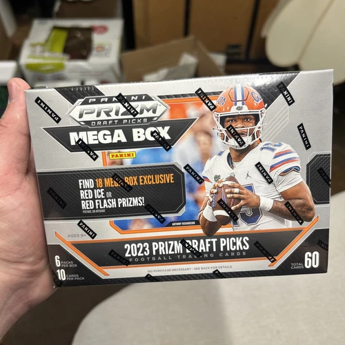 Panini 2023 Prizm Draft Picks Football Trading Card Mega Box