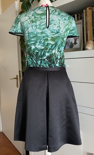TED BAKER Damenkleid Gr. EU 40 (TED BAKER 4) Schwarz /Grün NEU - Bild 2 von 14