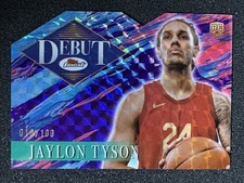 Jaylon Tyson 2024-25 Topps Finest - Debut #D-16 Purple Geometric /100 Rookie RC