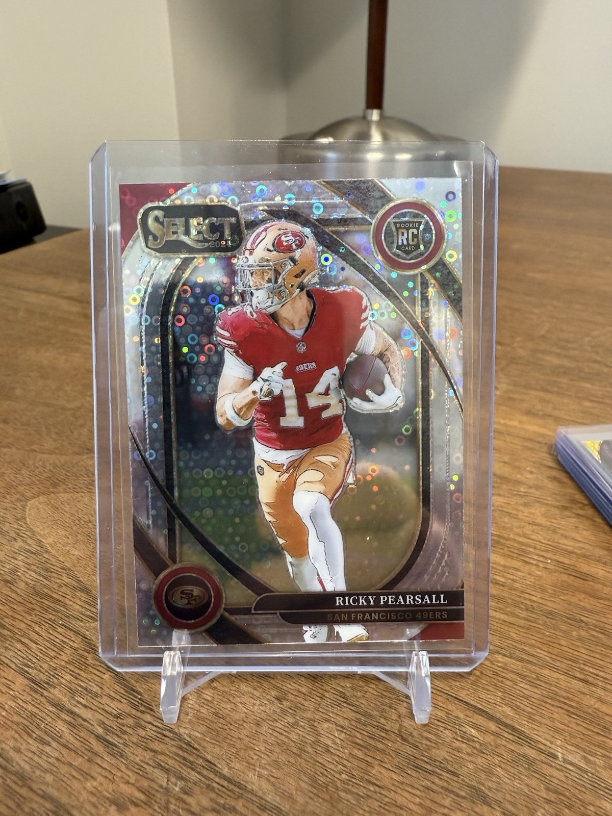 2024 Select Football Ricky Pearsall Silver Disco Rc Club Level