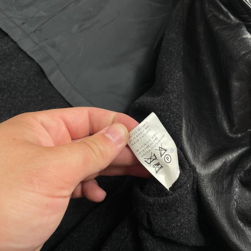 Chaqueta de cuero de becerro vintage Kenzo Homme de longitud media negra talla L - Imagen 7 de 24