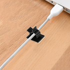 1 Set 100Pcs Desk Cord Organizers Adhesive Cable Holders Wire Managements