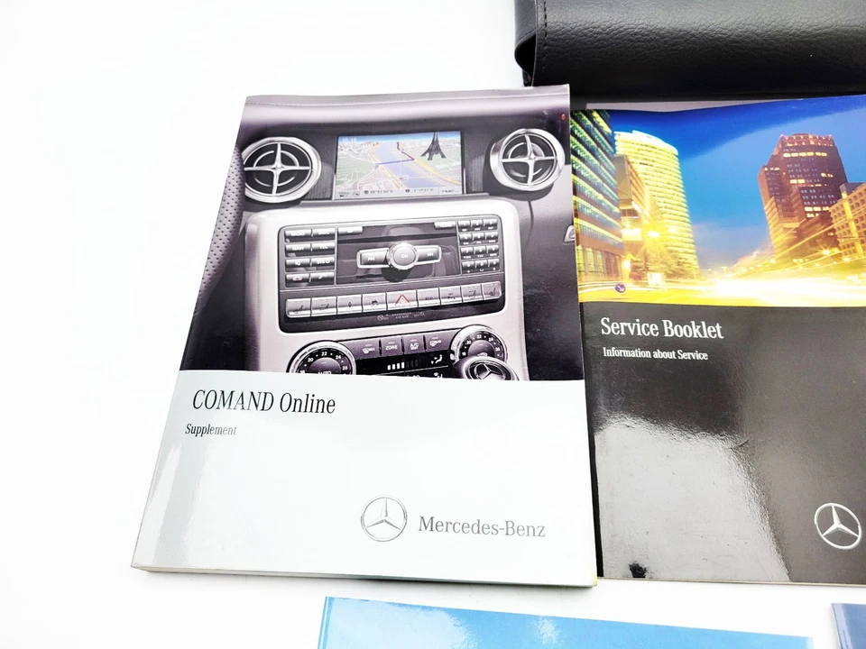 MERCEDES SLK R172 OWNERS MANUAL HANDBOOK KIT WITH LEATHER WALLET 2014 - Image 2 of 4