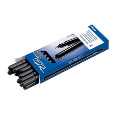 Tratto PEN Black Felt-Tip Pens Black, 0.5 mm, Water-Based Ink, 12 Pieces 