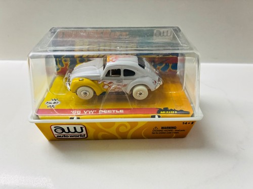 Auto World ThunderJet 500 1966 VW Beetle Slot Car Vintage AFX Aurora