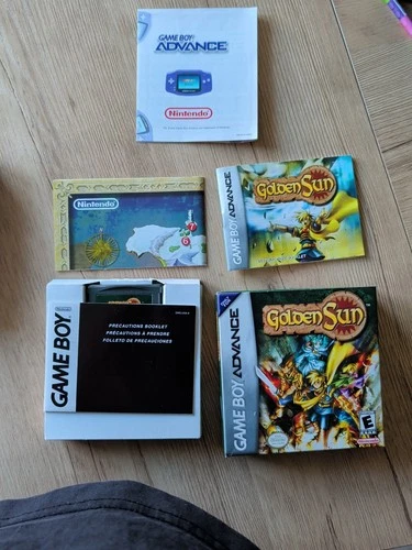 Golden Sun (Gameboy Advance) Authentic Includes Map Perfect Condition CIB