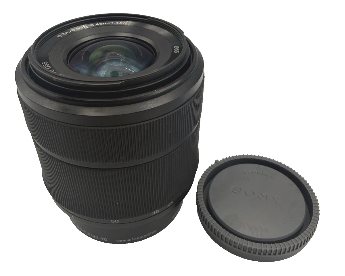 ✳ジャンク品 SONY SEL2870 Sony SEL2870 camera lens Standard lens Black
