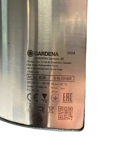 Gardena Klarwasser-Tauchpumpe 17000 aquasensor – Effiziente Entwässerungslösung - Bild 7 von 7