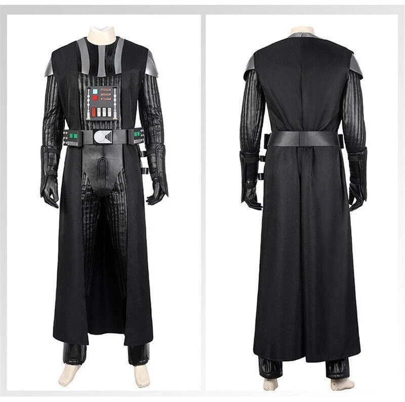 Star Wars Darth Vader Outfit Accessories Mens Halloween Cosplay Costume Full Set - Image 4 of 4