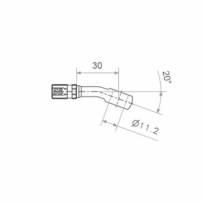 MATTHIES TYP102 Black 11.2mm 20 Ring Fitting