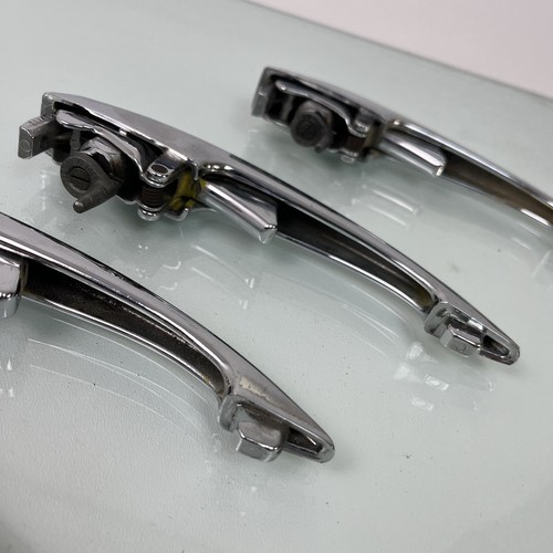 1971 OEM VW Volkswagen Super Beetle Bug Chrome Outside Door Handle Handles 4 - Picture 9 of 20