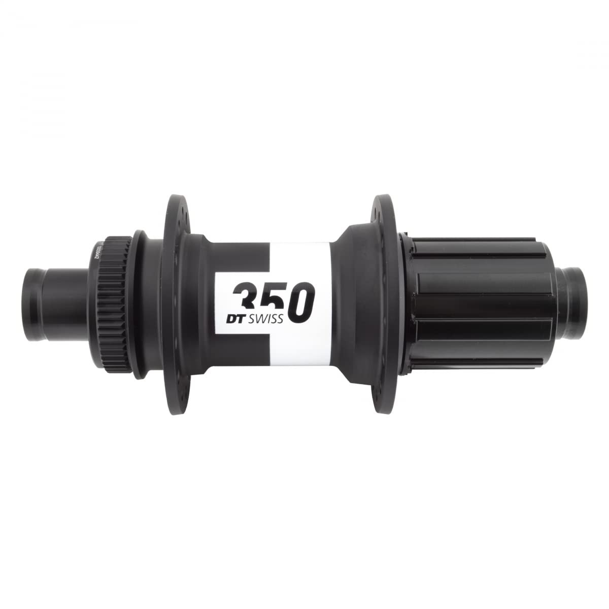 Центральный фиксатор заднего диска DT Swiss 350 Classic 142 x 12 мм, 28 отверстий Shimano HG, черный