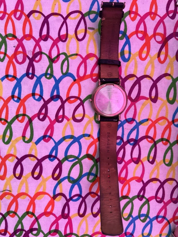 Reloj para hombre Skagen SKW6294 Hagen esfera negra correa de cuero negro Foto 4 de 4