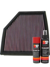 K&N Air Filter 33-2292 + Aerosol Recharge Kit fits BMW 5 Series 3.0 E60 530 i