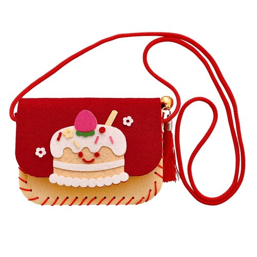 Crafts Art Handmade Bag Felt Crossbody Bag Gift DIY Handbag - Picture 5 of 11