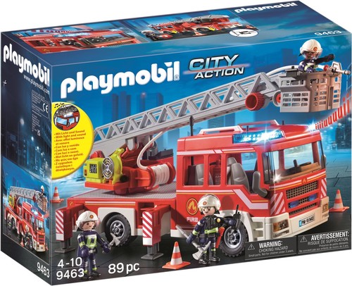 Gadget - Playmobil: 9463 - Vigili Del Fuoco - Autoscala Dei Vigili Del Fuoco - P - Bild 1 von 1