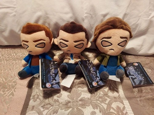 Funko Sam Dean Castiel Supernatural Mopeez Plush 6-inch Set