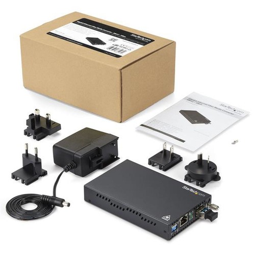Gigabit Ethernet Kupfer auf LWL Medienkonverter - Bild 6 von 6