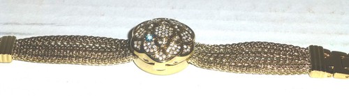 Orologio Donna Anne Klein AK/1046CHCV Acciaio Inox Tono Oro Multi Catena LEGGI - Foto 12 di 16