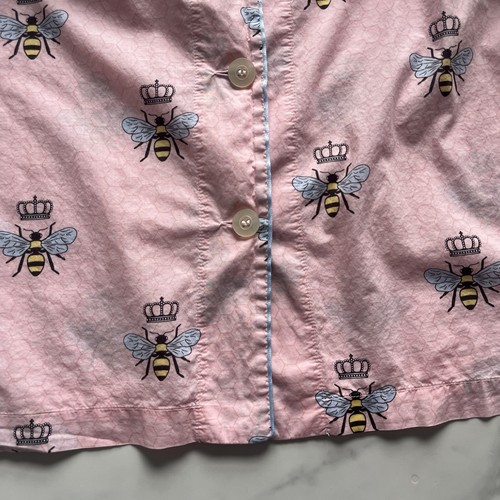 Pijama The Cat’s Queen Bee Luxe Pima Pijama EXCELENTE algodón rosa Talla 2XL Preppy Acogedor - Imagen 9 de 12
