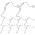 10 Pcs Transparent Organic Shoe Holder Man Display Stand Acrylic