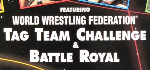 Nuevo de Lote Antiguo WWF WrestleFest Conjunto de Arte Lateral 2 Piezas Calcomanías Pegatinas Juegos Arcade ORIGINAL - Imagen 6 de 11