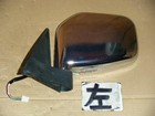 Mitsubishi Pajero Mini Left Side Mirror Chrome Genuine 7632A007 Used YYF