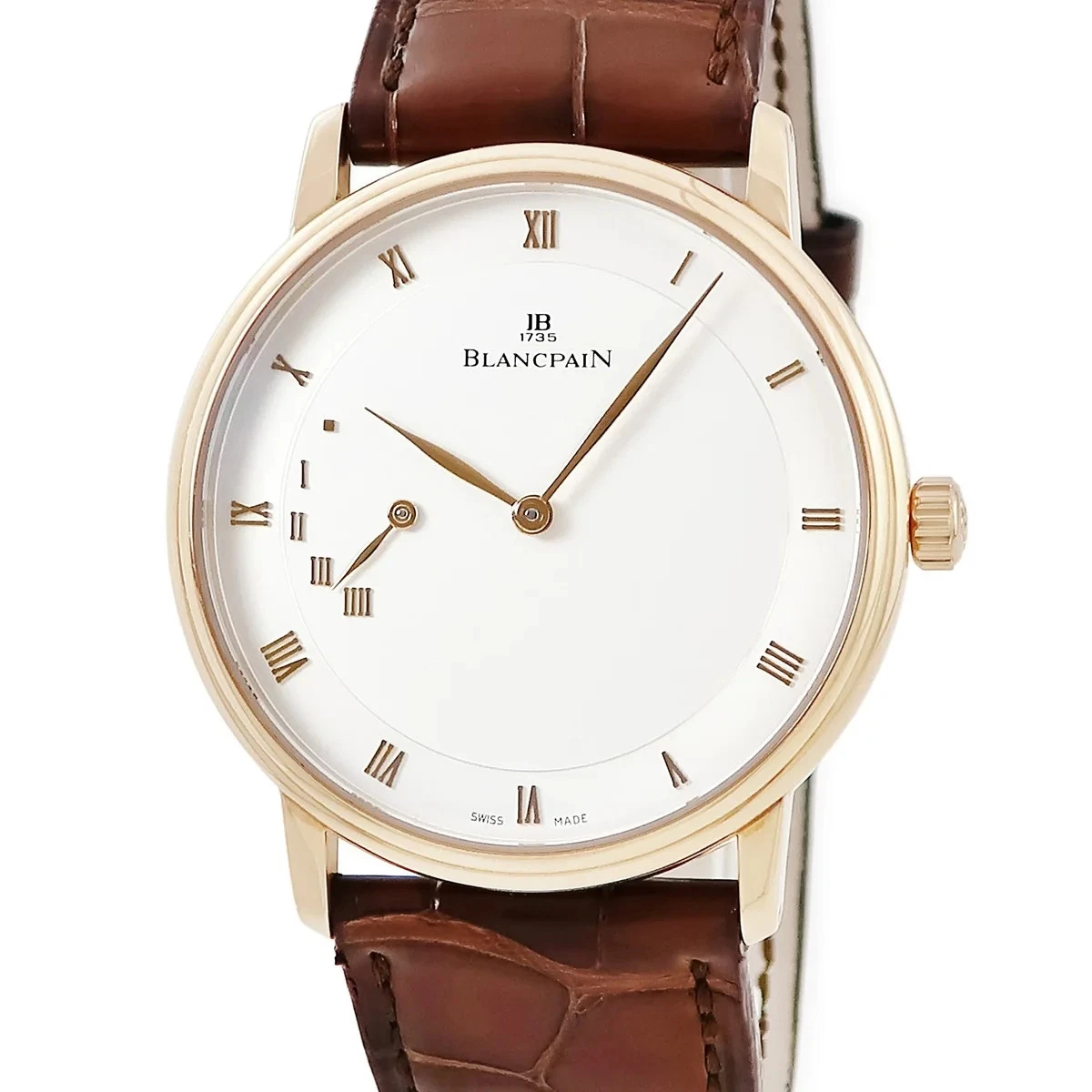 Blancpain — Blancpain Villeret Ultra Slim 4040-3642-55B 40mm White Dial Automatic #HDW242