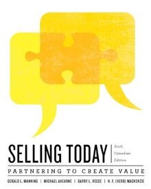 Selling Today: Creating Customer Value, Sixth Canadian E... | Buch | Zustand gut