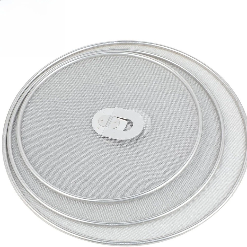 3pcs Stainless Steel Splash Guard Screens for Frying Pans and Pizza Cooking - Image 3 of 4