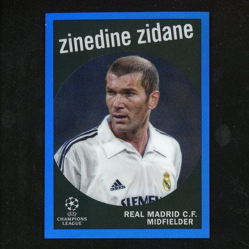 2023 Topps UCC Zinedine Zidane Blue 114/150 Real Madrid 58237