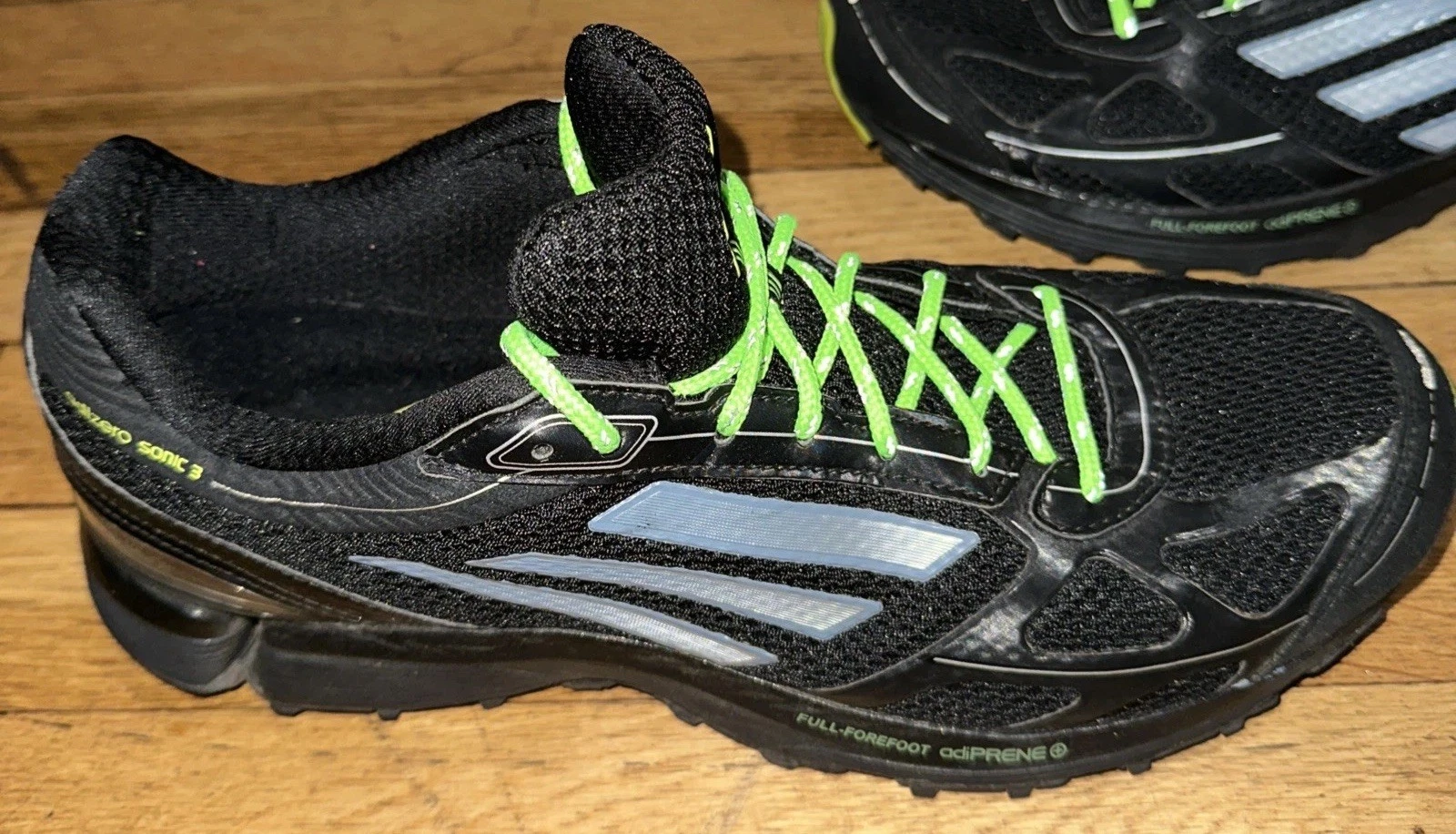 Taglia 10.5 Adidas Adizero Sonic 3 Nero