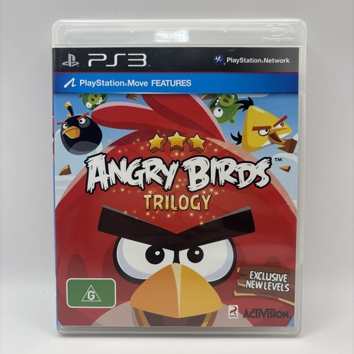 Angry Birds Trilogy - Sony Playstation 3 Game Ps3 Complete With Manual Rare VGC